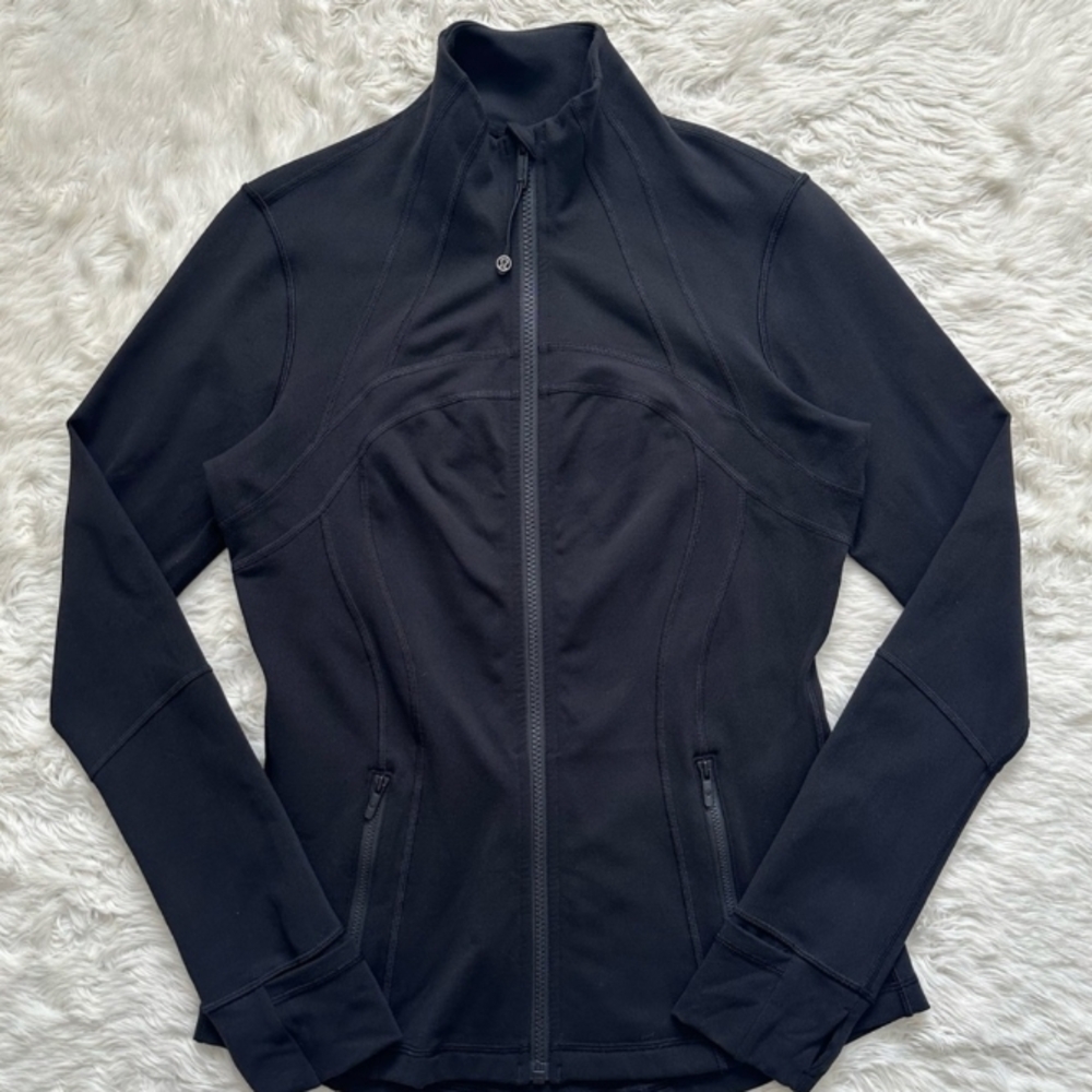 Lululemon Athletica Black Utility Jacket with High Collar